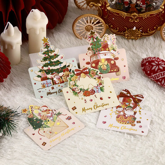 Christmas Sweet Color Block Festival Card