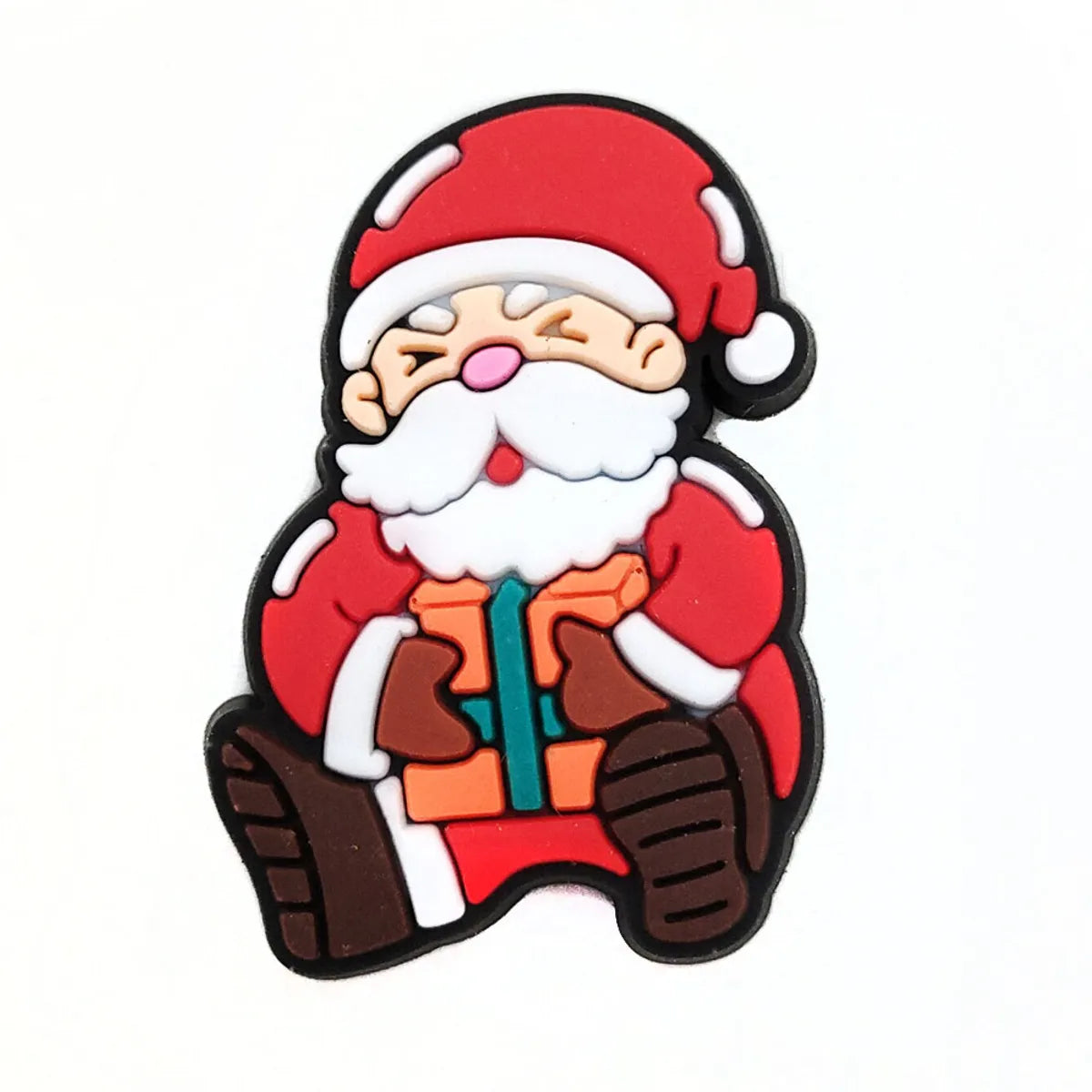 Christmas Tree Santa Claus Shoe Accessories PVC Self-Adhesive All Seasons Shoe Buckle