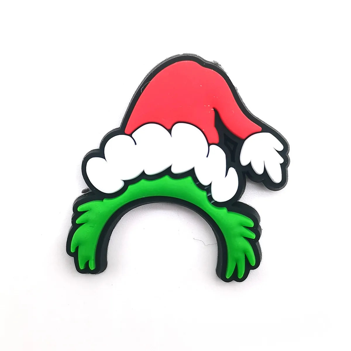 Christmas Tree Santa Claus Shoe Accessories PVC Self-Adhesive All Seasons Shoe Buckle