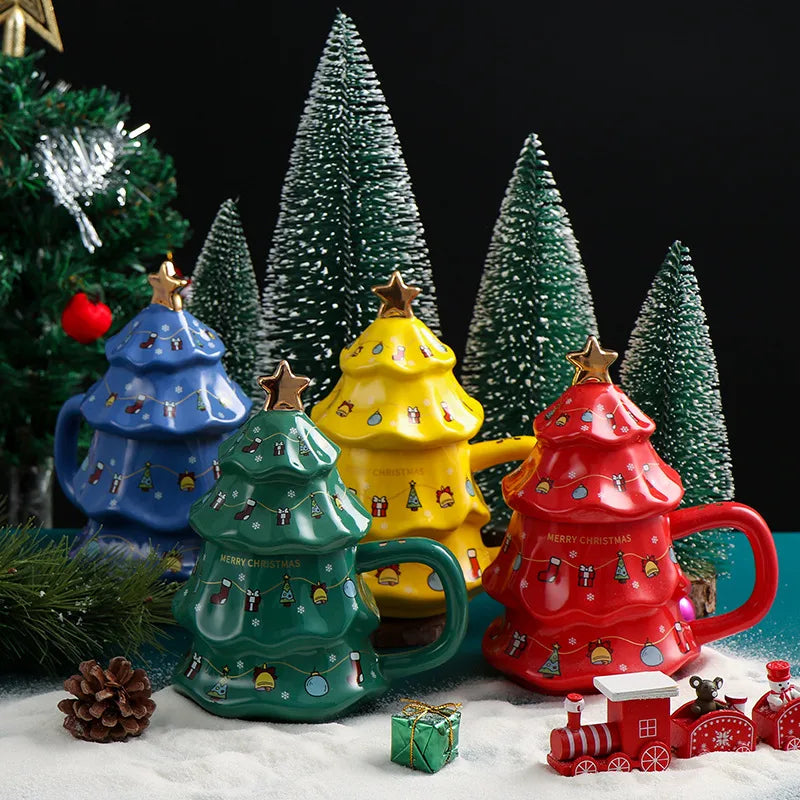 Christmas Vacation Christmas Tree Porcelain Water Bottles