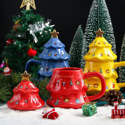 Christmas Vacation Christmas Tree Porcelain Water Bottles