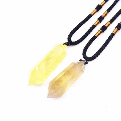 Citrine Simple Style Geometric Charms