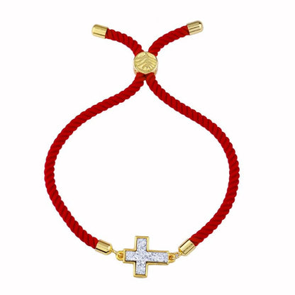 Classic Cross Jewelry Pull Red Rope Nhas128382