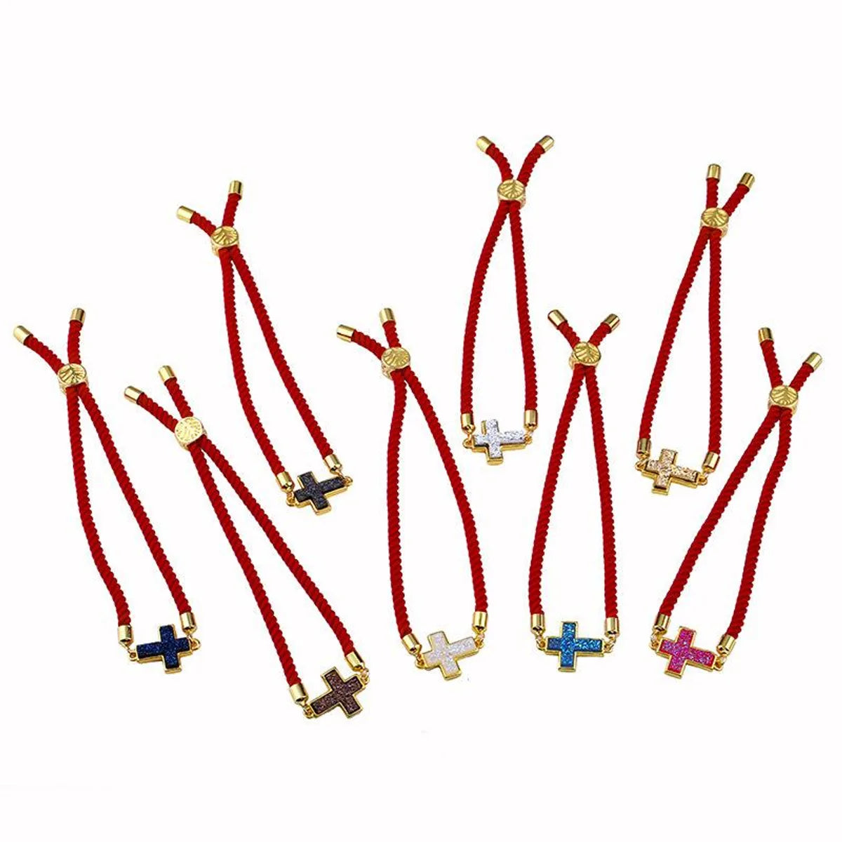 Classic Cross Jewelry Pull Red Rope Nhas128382