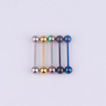 Fashion Geometric Stainless Steel Plating No Inlaid Tongue Nail