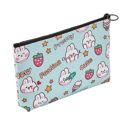 Classic Style Animal Pu Leather Square Makeup Bags