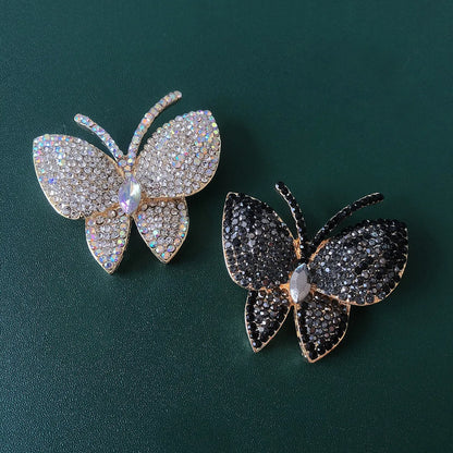 Classic Style Butterfly Alloy Rhinestone Women'S Brooches