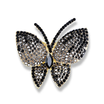 Classic Style Butterfly Alloy Rhinestone Women'S Brooches