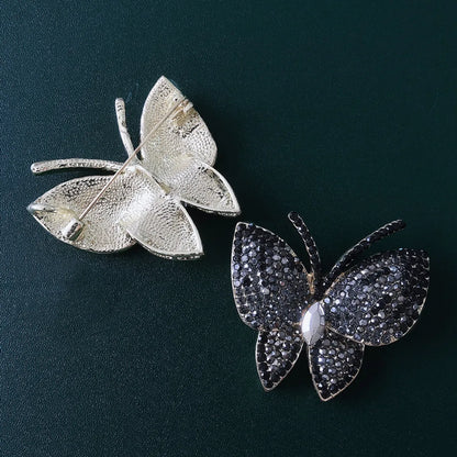 Classic Style Butterfly Alloy Rhinestone Women'S Brooches