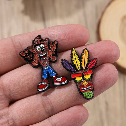 Classic Style Cartoon Character Alloy Plating Unisex Brooches