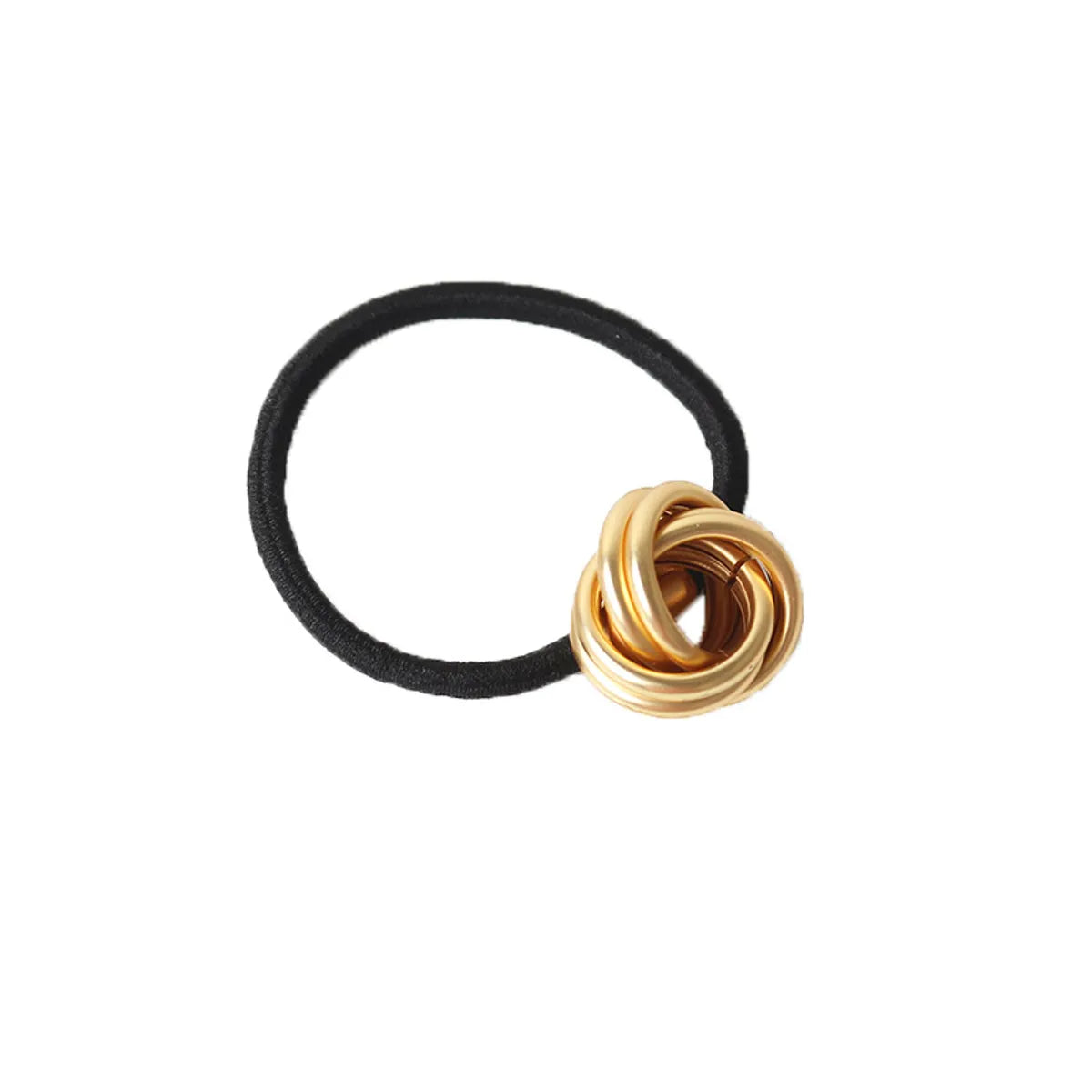 Classic Style Color Block Alloy Patchwork Hair Tie