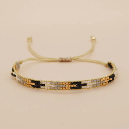 Classic Style Color Block Glass Wholesale Bracelets