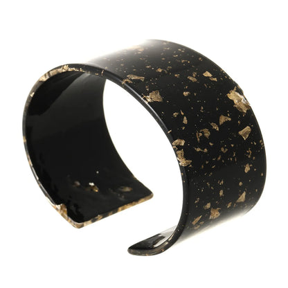 Classic Style Color Block Leopard Arylic Wholesale Cuff Bracelets