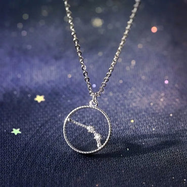 Classic Style Constellation Artificial Gemstones Alloy Wholesale Pendant Necklace