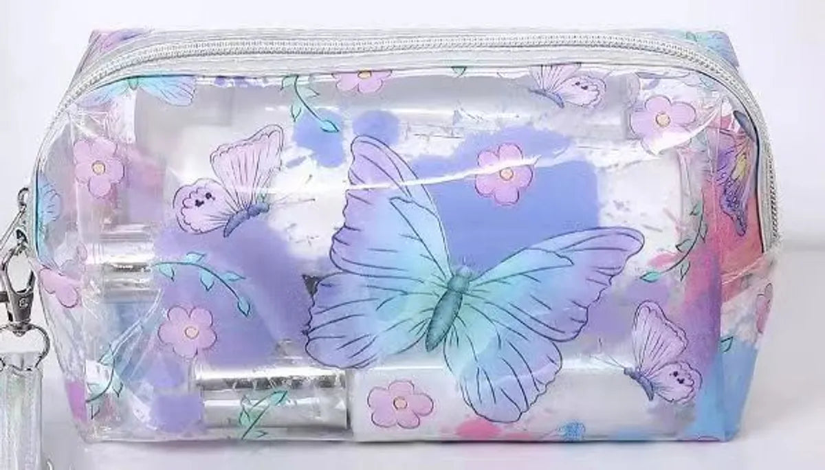 Classic Style Fruit Pvc Square Makeup Bags