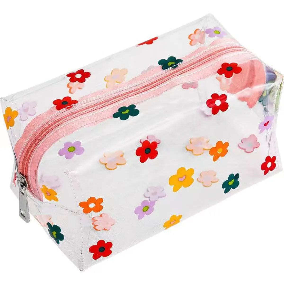 Classic Style Fruit Pvc Square Makeup Bags