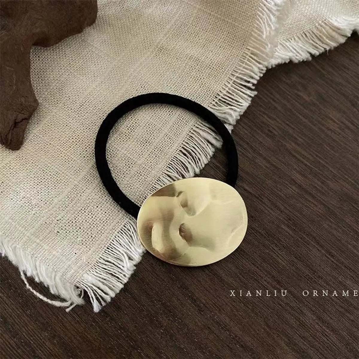 Classic Style Geometric Alloy Hair Tie