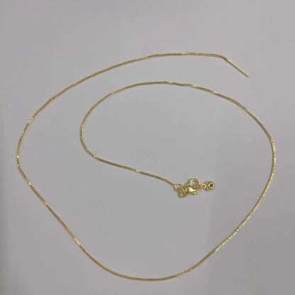 Classic Style Geometric Copper 18k Gold Plated Necklace In Bulk