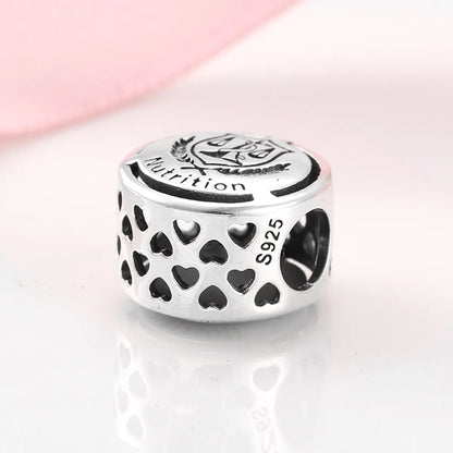 Classic Style Geometric Round Sterling Silver Jewelry Accessories