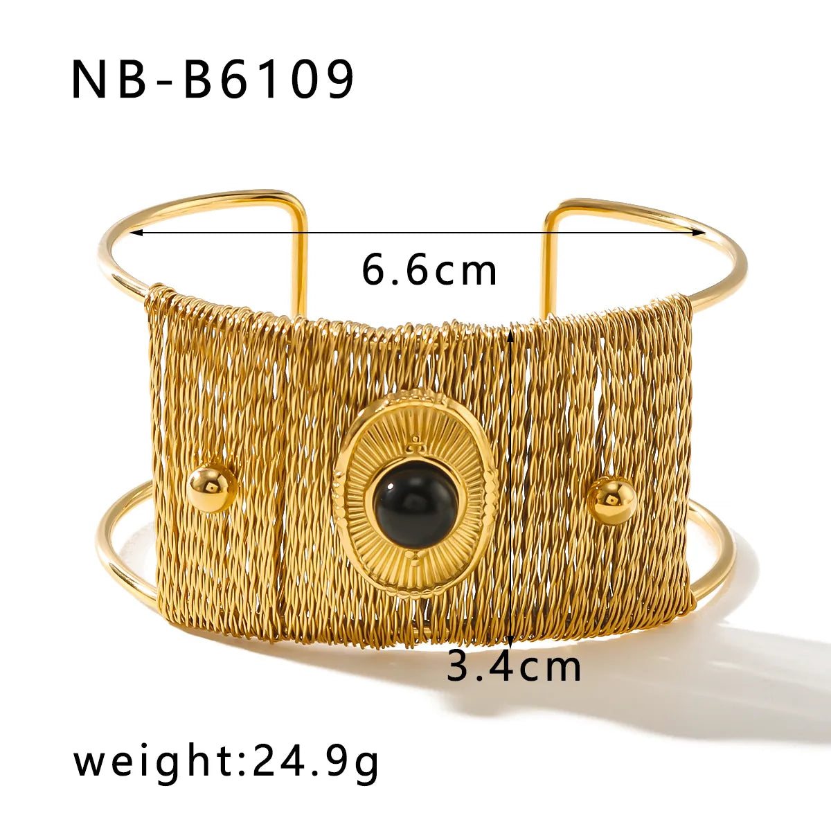 Classic Style Geometric Solid Color 304 Stainless Steel 18K Gold Plated Bangle In Bulk