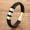 Classic Style Geometric Metal Men'S Bracelets