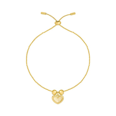 Classic Style Heart Shape Copper Plating Gold Plated Bracelets