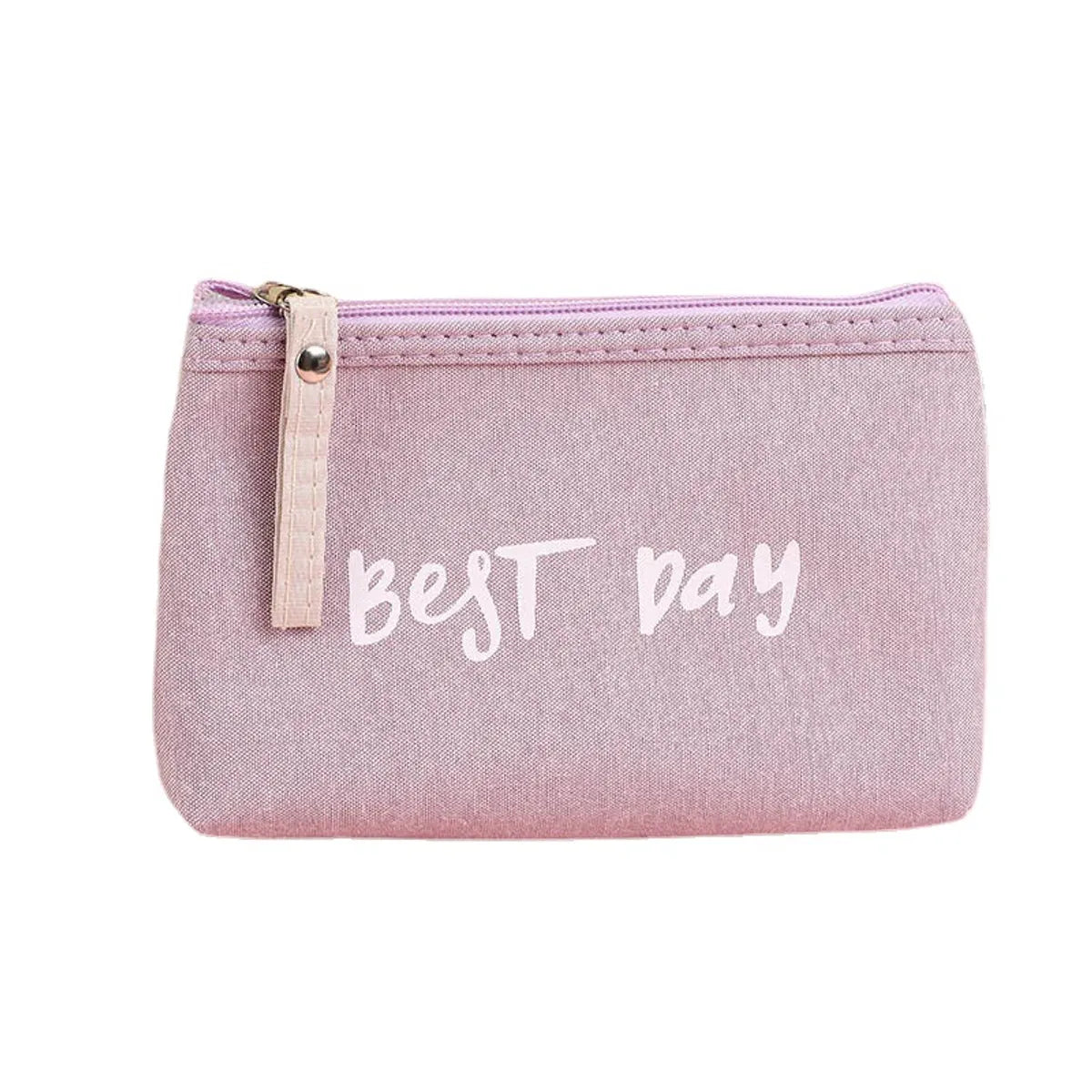 Classic Style Letter Canvas Square Makeup Bags