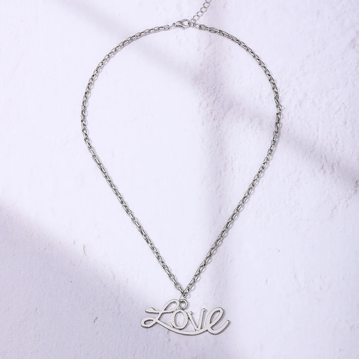 Classic Style Letter Ferroalloy Zinc Alloy Unisex Necklace