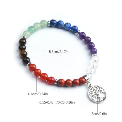 Classic Style Life Tree Carnelian Copper Lapis Lazuli Chakra Bracelet In Bulk