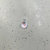 Classic Style Oval Sterling Silver Inlay Moonstone Pendant Necklace