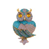 Classic Style Shiny Insect Owl Eye Alloy Inlay Rhinestones Unisex Brooches