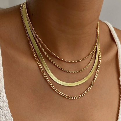 Classic Style Solid Color Alloy Plating Women'S Necklace