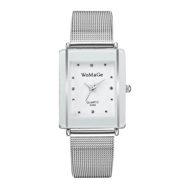 Classic Style Solid Color Buckle Quartz Women'S Watches