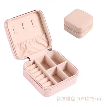 Classic Style Solid Color Cloth Jewelry Boxes