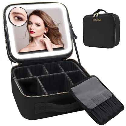 Classic Style Solid Color Pu Leather Square Makeup Bags