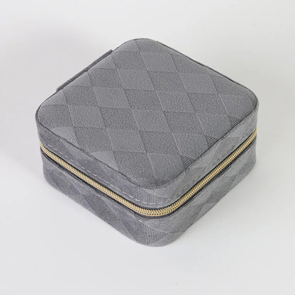 Classic Style Solid Color Pu Leather Wholesale Jewelry Boxes