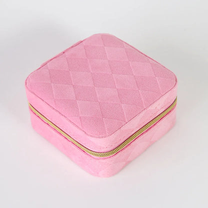 Classic Style Solid Color Pu Leather Wholesale Jewelry Boxes