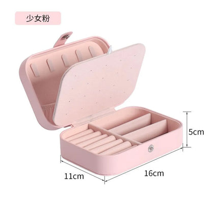 Classic Style Solid Color Pu Leather Wholesale Jewelry Boxes