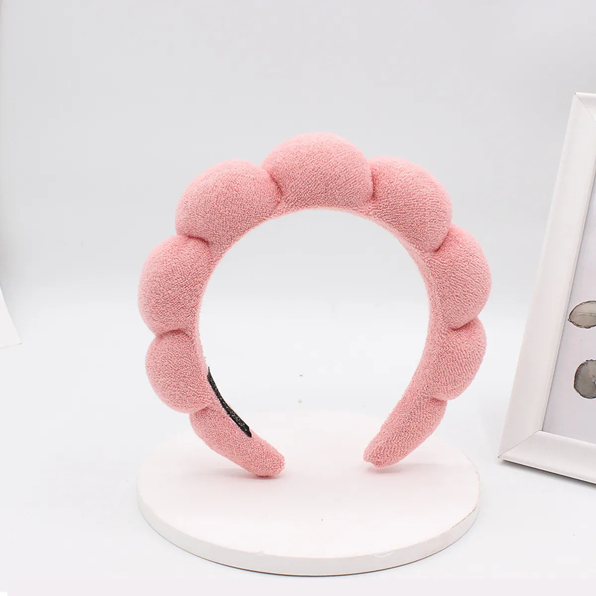 Classic Style Solid Color Sponge Hair Band