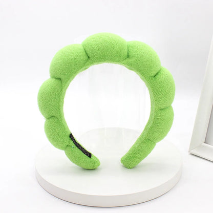 Classic Style Solid Color Sponge Hair Band