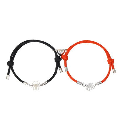 Classic Style Spider Rope Handmade Braid Couple Unisex Bangle