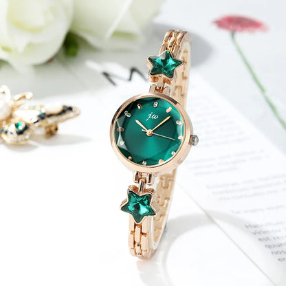 Classic Style Star Horseshoe Buckle Quartz Women'S Watches