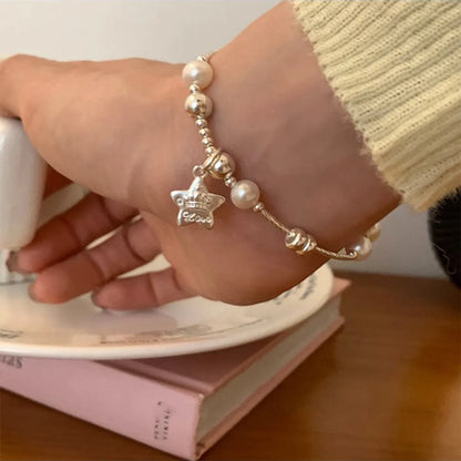 Classic Style Star Sterling Silver Bracelets