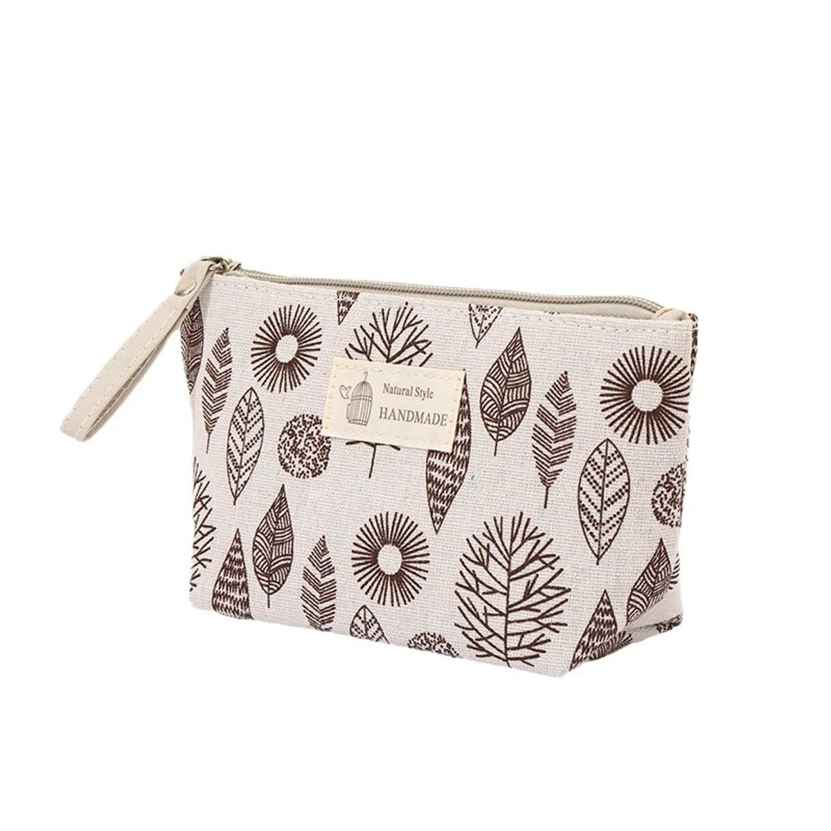 Classic Style Tree Canvas Square Makeup Bags