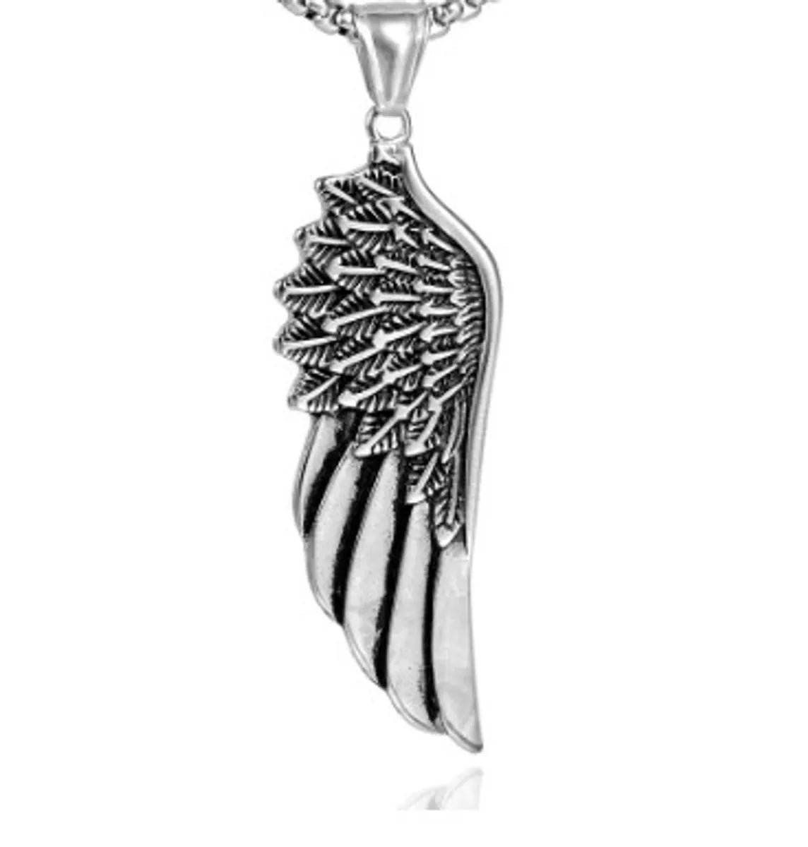 Classic Style Wings Stainless Steel None 18K Gold Plated Rhodium Plated Women'S