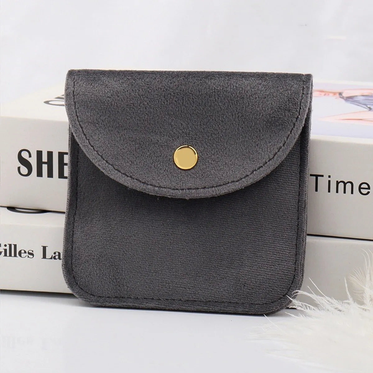 Classical Solid Color Cloth Jewelry Packaging Bags