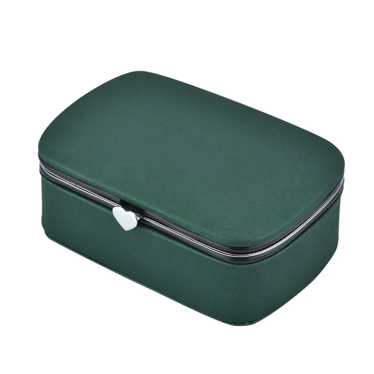 Classical Solid Color Pu Leather Jewelry Boxes