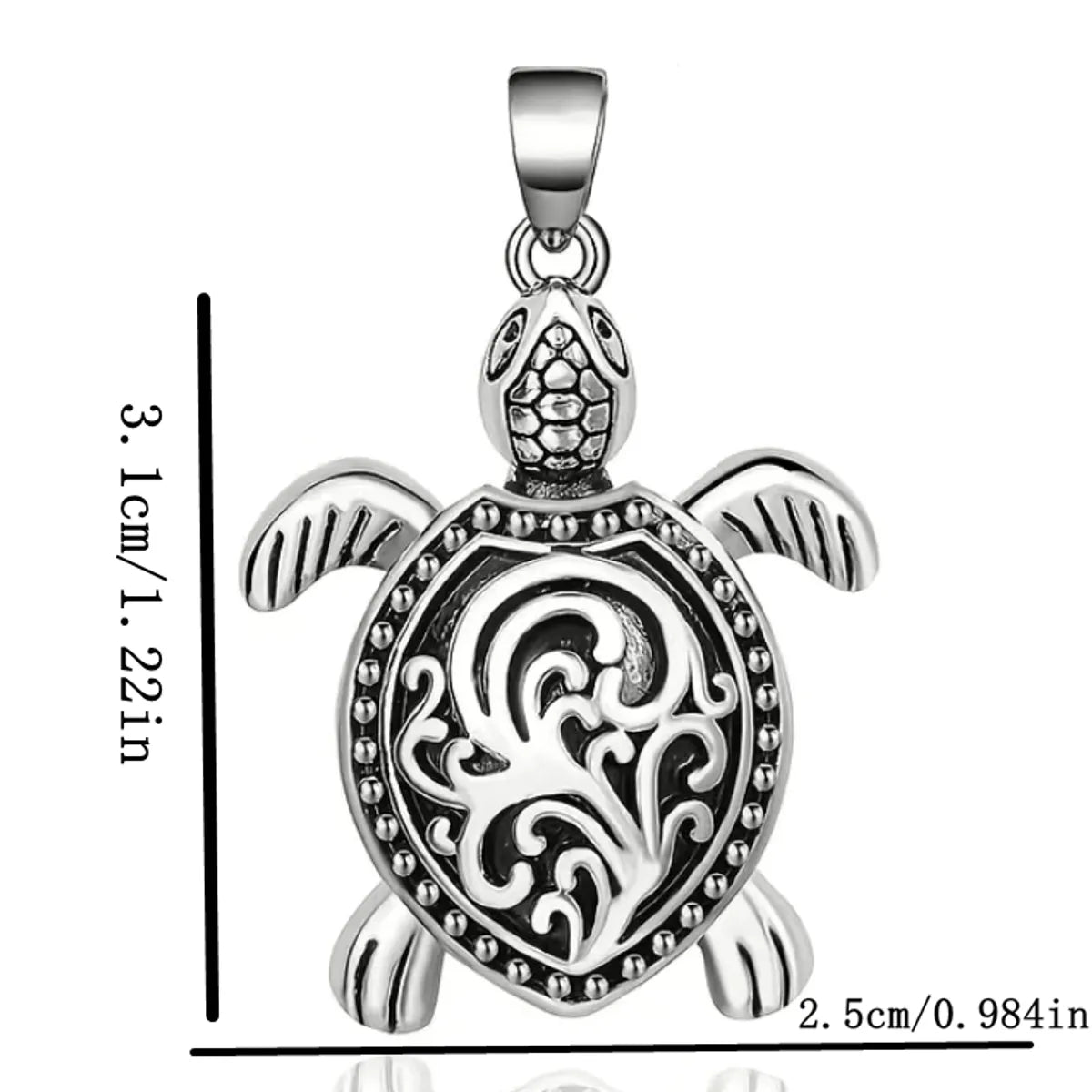 Classical Vintage Style Turtle Alloy Plating Unisex Necklace