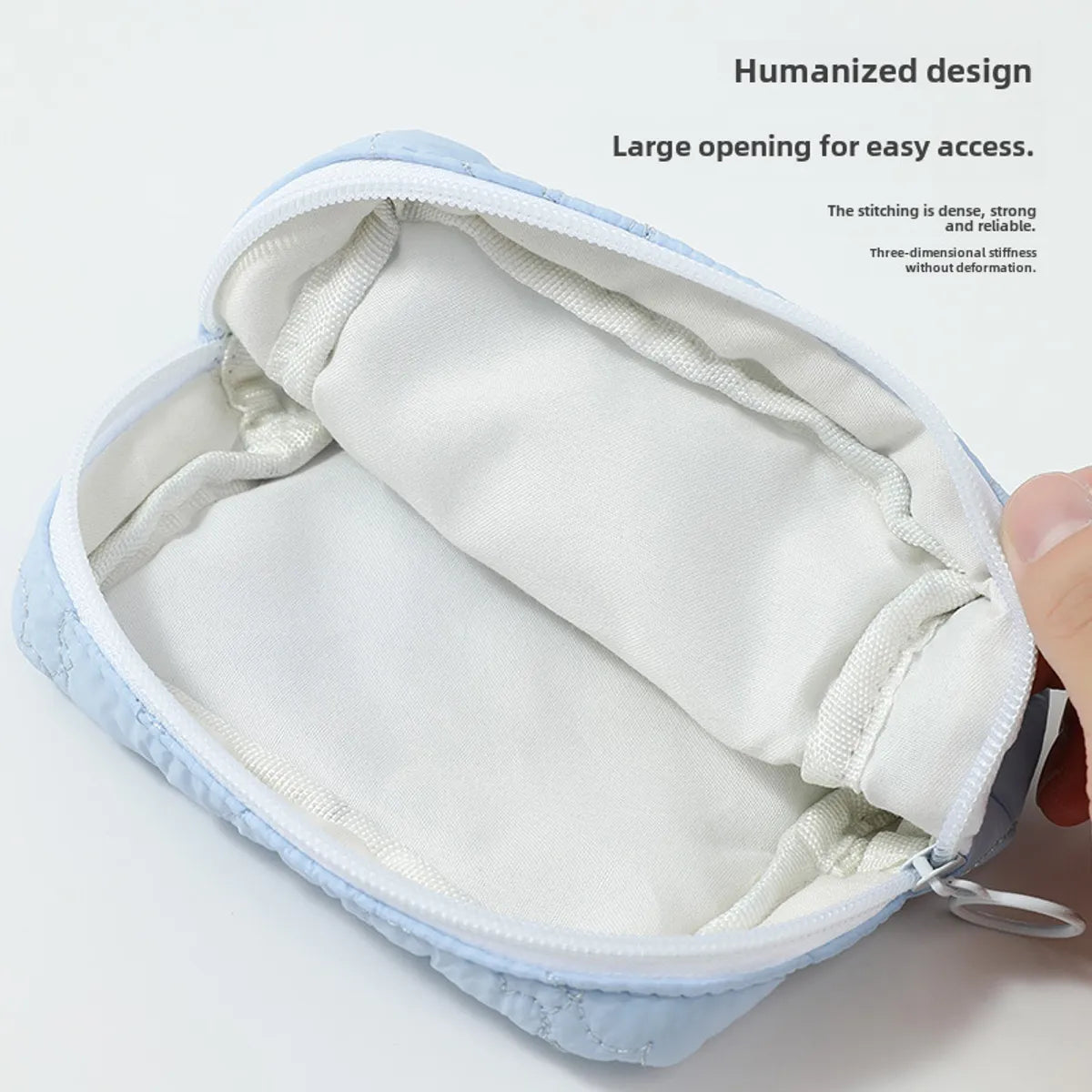 Cloud Simple Sanitary Napkin Storage Bag Cute Portable Storage Bag Simple  Raw Cotton Storage Bag Large Capacity