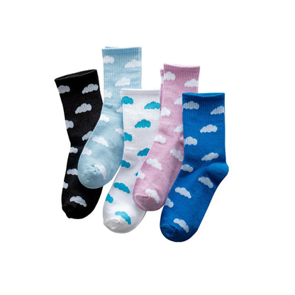 Clouds Socks Summer Thin Tube Socks Korea Autumn Cotton Stocks